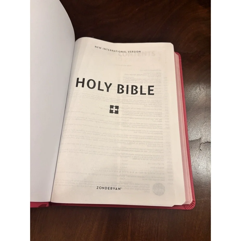 Zondervan NIV Holy Bible w/‎ Fill my Heart with Joy Journal Notepad-Leathersoft